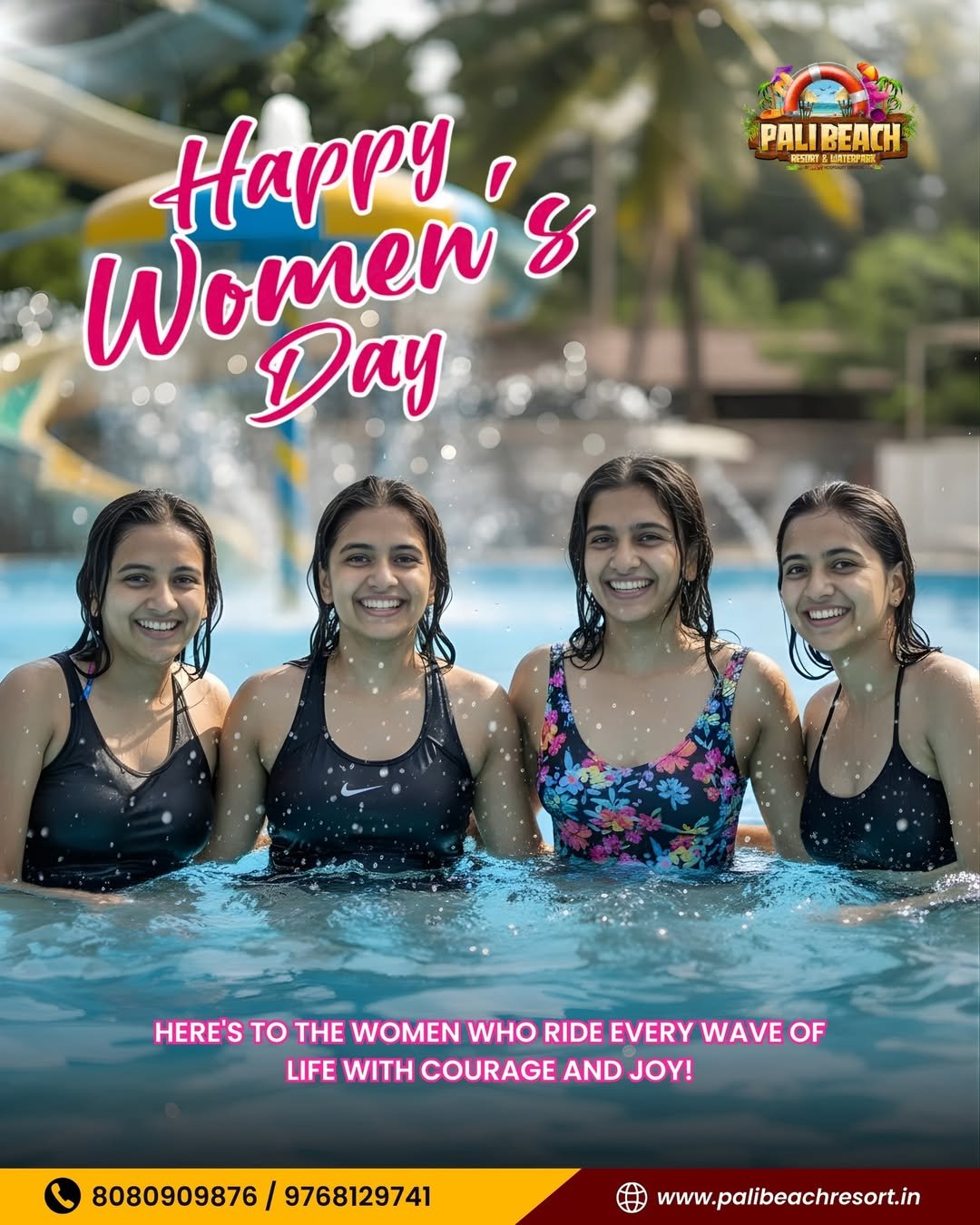Celebrate the strength, joy, and unstoppable spirit of women this Women’s Day! 💖🌊At Pali Beach