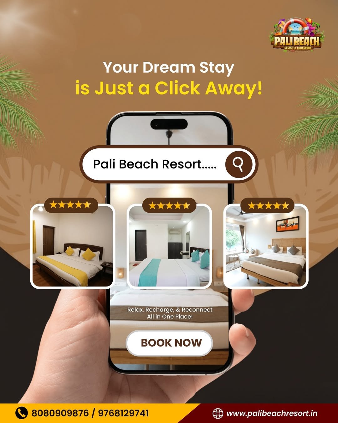 Your perfect getaway is just one click away! 🌴✨Experience comfort, relaxation, and unforgettabl